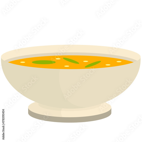 Vector Bowls of Global Cuisine Diverse Soup Food Dishes