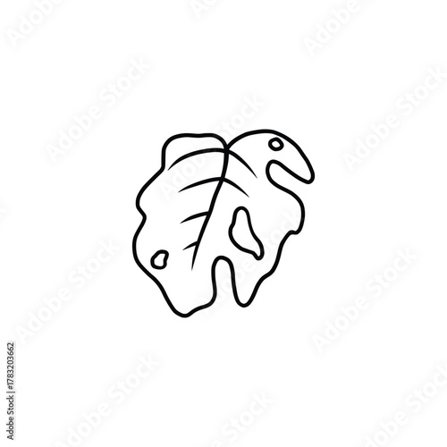 Hand drawn floral compositions in line art style. Elegant frame of flowers, stems and leaves. Trendy botanical elements. Vector illustration for logo or tattoo, save the date card, wedding invitation