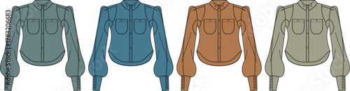 Fashionable Blouse Designs Sleeve Style Variations for Women's Apparel