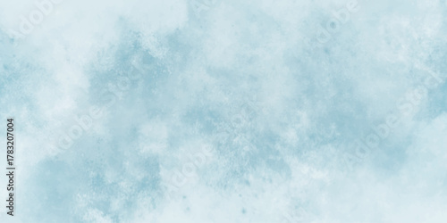 watercolor abstract painting of blue grunge texture. Modern and paper texture design with sky blue cloud. vintage style color, splashes and stains for presentation and cover, Colorful and acrylic. 