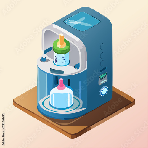 Baby bottle warmer and sterilizer appliance