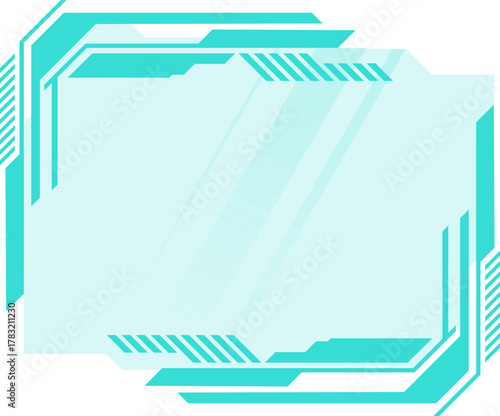 Futuristic Frame Border 