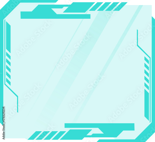 Futuristic Frame Border 