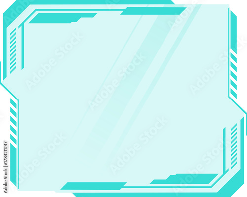 Futuristic Frame Border 