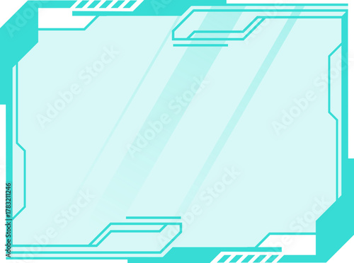 Futuristic Frame Border 