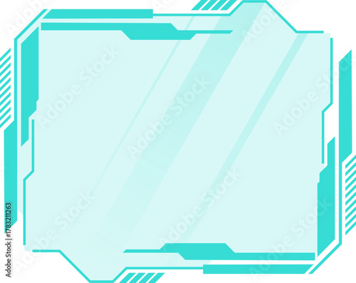 Futuristic Frame Border 
