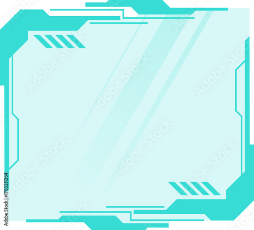 Futuristic Frame Border 