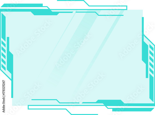 Futuristic Frame Border 