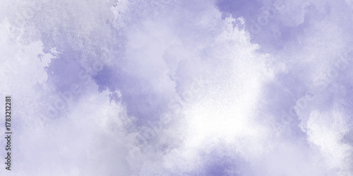 watercolor abstract painting of blue grunge texture. Modern and paper texture design with sky blue cloud. vintage style color, splashes and stains for presentation and cover, Colorful and acrylic. 