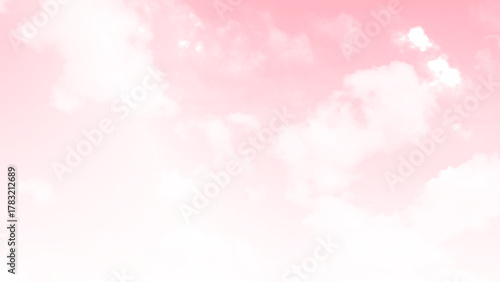 Background with sky and clouds. Horizontal cloudscape