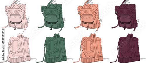 Stylish Backpacks Colorful Fashionable Rucksacks for Travel and School