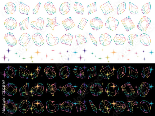 カットガラス、光、21虹濃