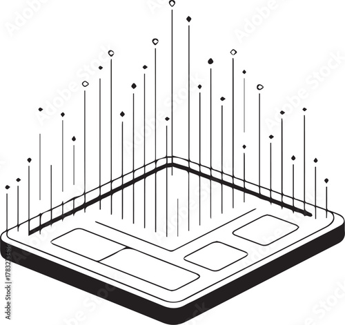 Brain icon with left side representing organic thought and right side depicting a structured honeycomb pattern for logical processing and ai.
