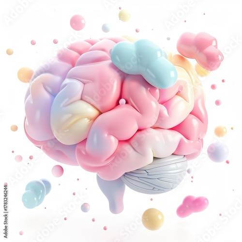 3D render icon  8K 3D Model illustrator  3D render clay style of a glowing lightbulb representing innovation, isolated on pure white background 8K