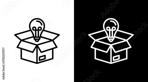 Packaging Design With Icon Set Design