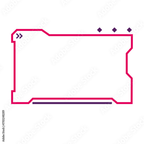 Futuristic Frame Border