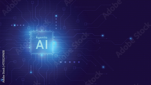 Agentic AI Processor Circuit Background