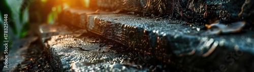 Ancient Mayan pyramid at Tikal, Guatemala