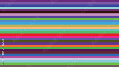 Abstract Colorful Horizontal Stripes Background Design Suitable for Wallpaper and Modern Art Projects Creates a Vibrant and Eye Catching Visual