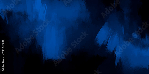 Dark blue night sky with abstract clouds and moon