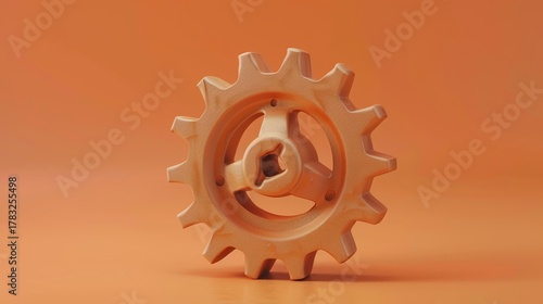 3D render icon  8K Abstract 3D render clay style isolated on pure solid background of innovation Pop Art 3D