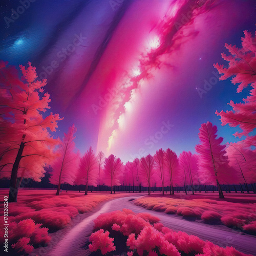 Otherworldly landscape