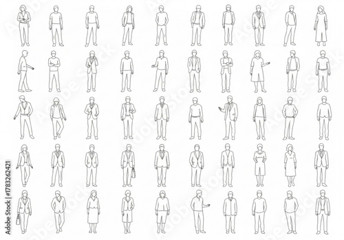 Collection of diverse people figures