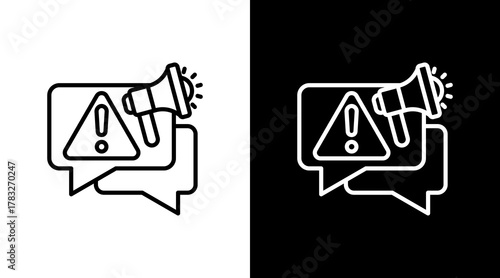 Crisis Communication With Icon Set Design