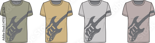 Set of Four Moccasin Shoes in Different Pastel Colors - Stylish Casual Footwear