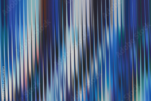 Blue lines background with blurred motion for modern digital design concept element