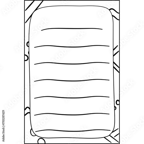 Create your own unique list with this printable template today