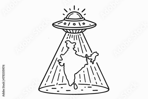 Ufo flying saucer, UAP flying over India