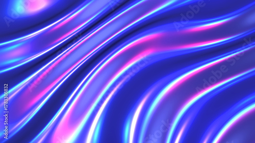 Purple and blue striped bac...