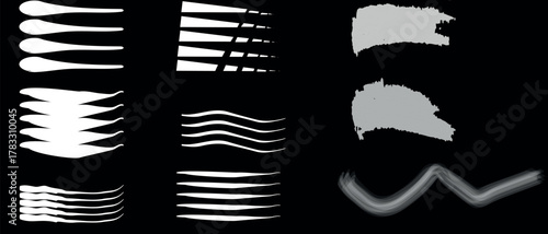 X ray image of human skull head in black vector illustration style