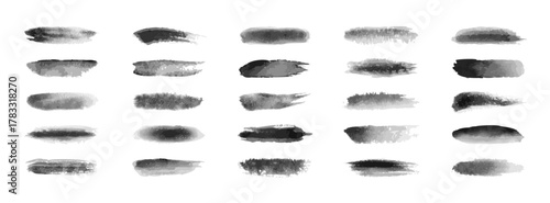 水彩ブラシベクターテクスチャセット2