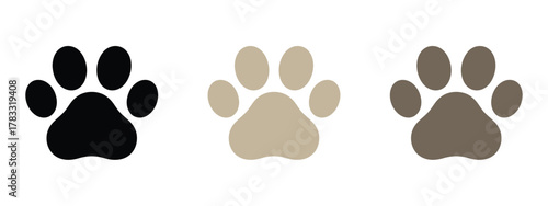 Stylized paw prints for animal lovers, pet store promotions, and heartfelt tributes to furry friends, perfect for adding a touch of warmth and personality