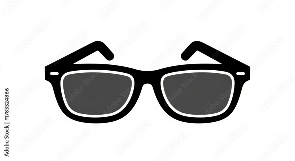 Fototapeta premium Shop stylish sunglasses online: black frame eyewear for sun protection and fashion accessory needs today