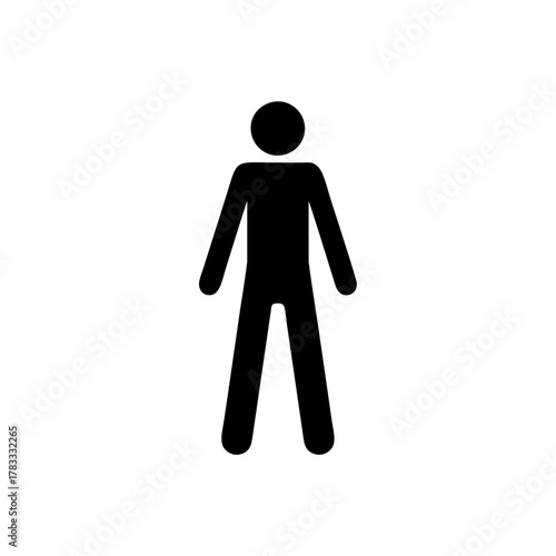 Toilets male vector design sign public information symbols standard ISO 7001.