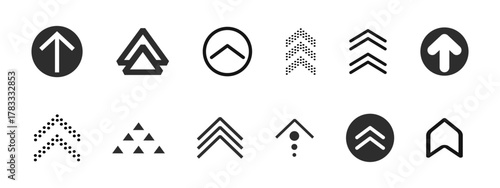 Swipe arrow, scroll or slide button. Set simple modern for social media with business infographic. Up arrow Ui button symbol. Swipe Up icons for social media stories. 