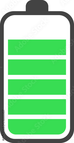 Phone battery status - high