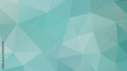 Light Blue Green Polygonal Background Abstract Geometric Pattern Design Vector Template Wallpaper