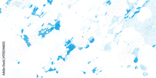 Abstract art blue watercolor stains background, Abstract vector paint splash, isolated on white backdrop, Aquarelle paint paper textured canvas element for text design, watercolor background concept, 