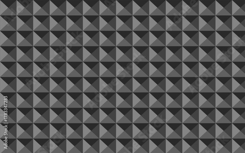 Obraz na płótnie Black and white geometric seamless metal-texture pattern background