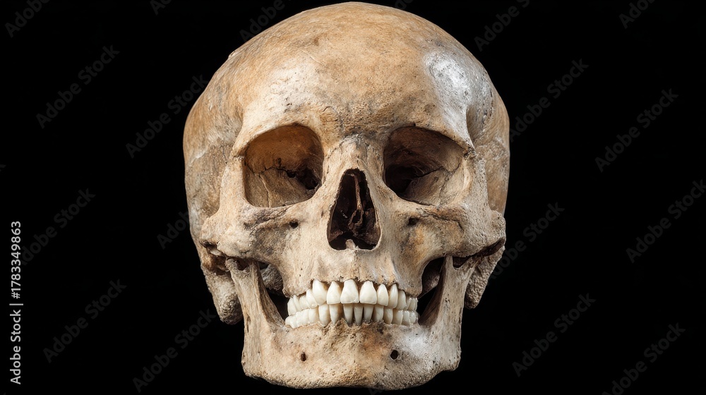 Obraz premium skull on black