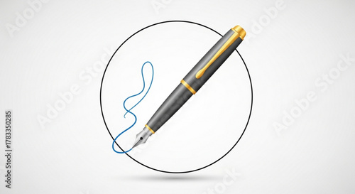 Black shopping bag retail merchandise purchase container with handles and shiny surface for brand marketing