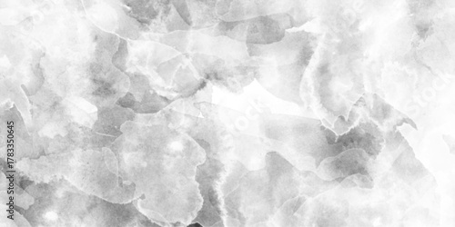 Vector watercolor texture for cards. Grey watercolor banner. Cement wall modern style background and texture. soft gray or silver vintage colors, white marble background.