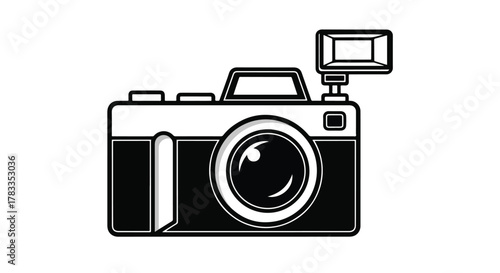 Camera Icon Capturing Moments with Classic Photography Equipment