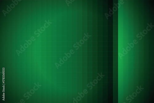 Abstract vertical stripes gradient backdrop in emerald green shades provides a modern feel
