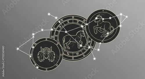 Astrology zodiac signs taurus horse constellation astrology chart horoscope zodiacal light zodiac symbols