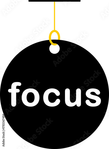 Focus concept depiction